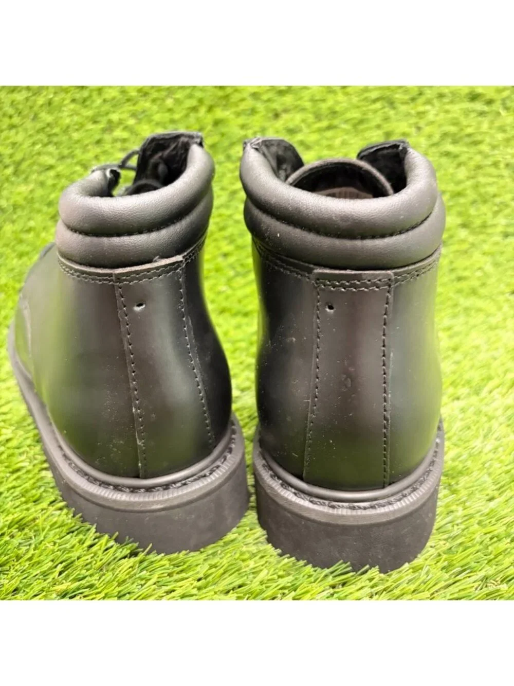 Rocky Polishable Mens Size 5.5 Black Leather Dress Work Chukka Boots Shoes